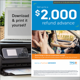 Fast Cash Advance Intuit Pros Series digital flyer and poster (download and print) 2024