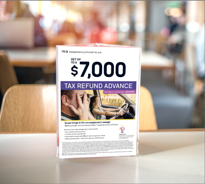 Fast Cash Advance Brandable 8.5 x11 Flyer or Desk Talker 2024 — Free